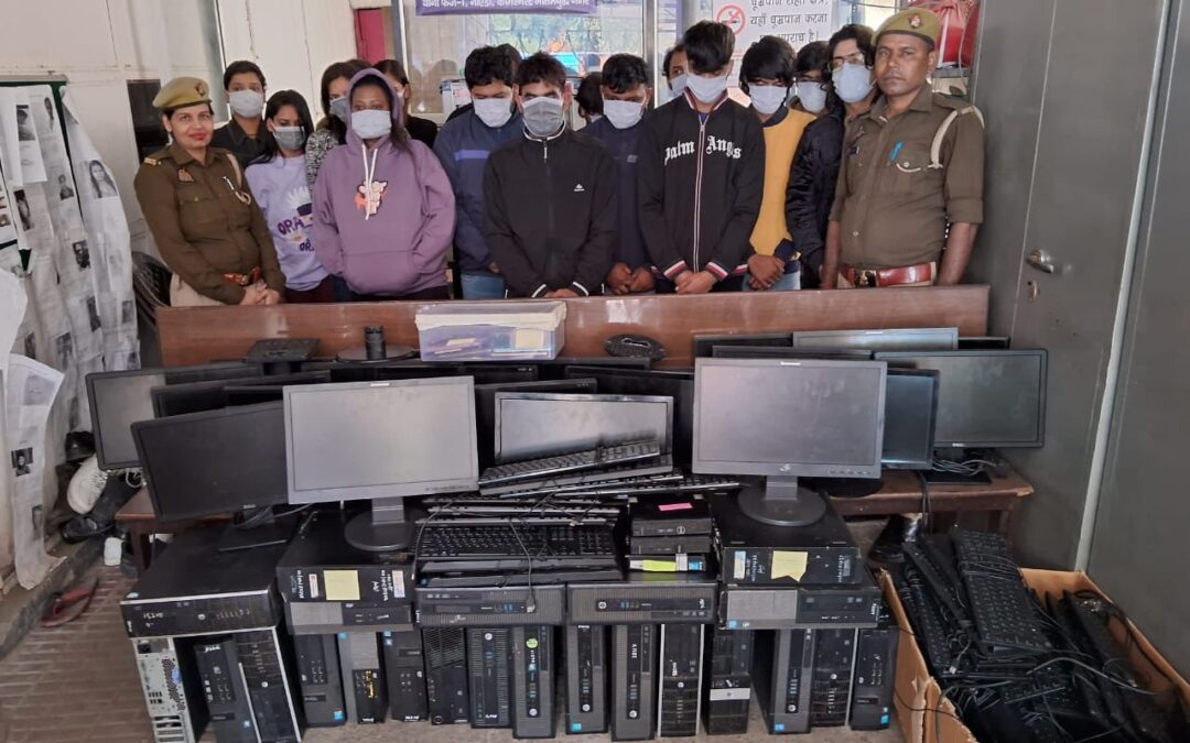 Noida : फर्जी कॉल सेंटर चलाने के मामले में एसटीएफ और पुलिस ने तीन दर्जन से अधिक लोगों को किया गिरफ्तार