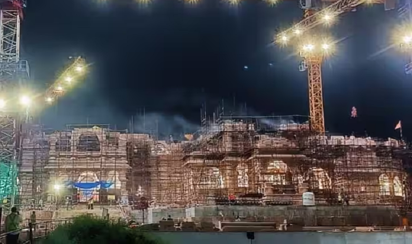 राम मंदिर के निर्माण का 80% काम हुआ पूरा, युद्धस्तर पर चल रहा अयोध्या में कार्य