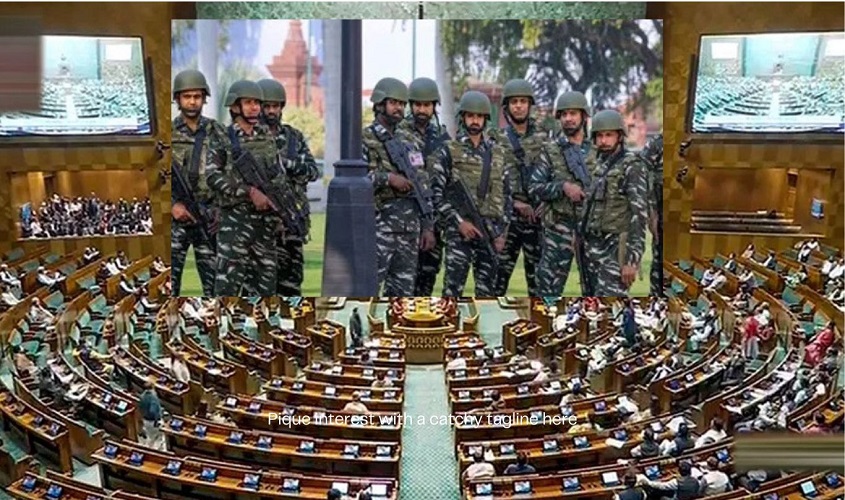 संसद भवन में सुरक्षा चूक के बाद बदला गया सुरक्षा प्रोटोकॉल, विपक्ष ने बोला हमला कहा- नए संसद का निर्माण जल्दबाजी में किया गया है।