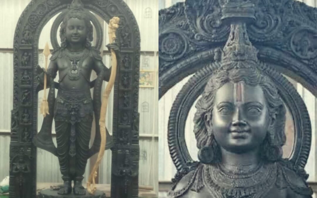 Ram Mandir Ayodhya : राम लला के भव्य मनमोहक प्रतिमा की प्राण-प्रतिष्ठा से पहले ही देखिए तस्वीर