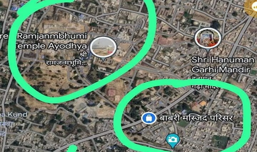 Ayodhya News : तोड़ी गई बाबरी मस्जिद के परिसर से 3 KM दूर बनाया जा रहा राम मंदिर! क्या है इस खबर की सच्चाई ?