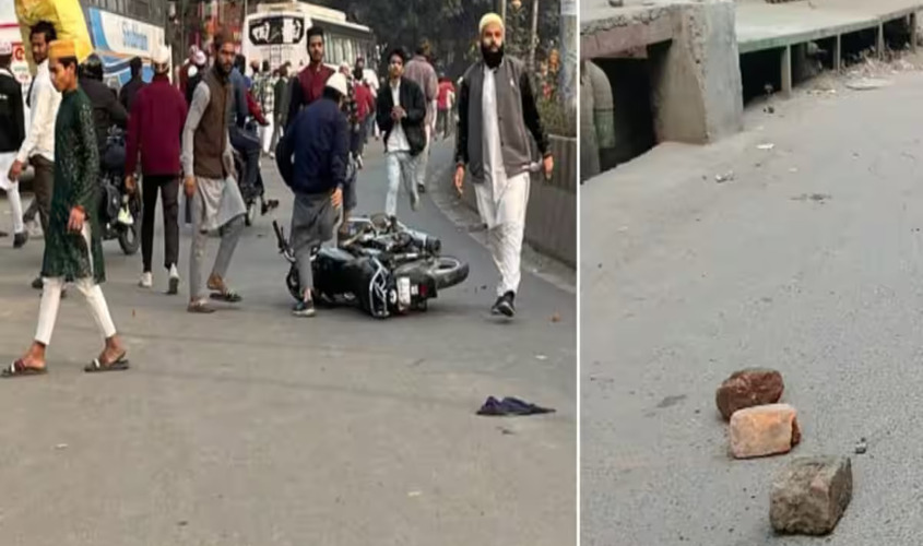 Bareilly : बरेली में जुमे की नमाज के बाद उपद्रवियों ने किया बवाल, बाइक के साथ तोड़फोड़ और पथराव