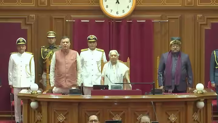 UP Budget Session : जय श्रीराम के उद्घोष के साथ शुरू हुआ यूपी का विधान सभा सत्र