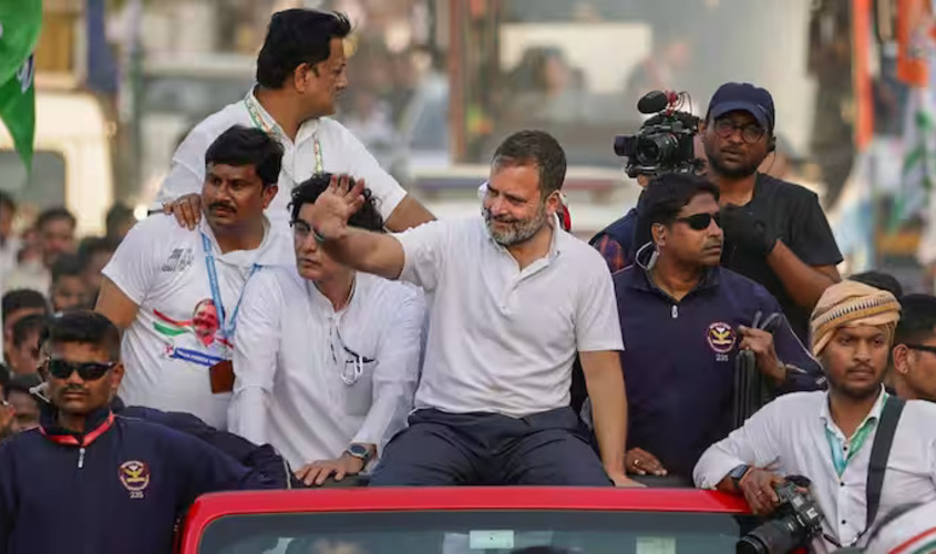 Lok Sabha 2024 : कांग्रेस की भारत जोड़ो न्याय यात्रा ने ली यूपी में एंट्री, चंदौली पहुंचे राहुल गांधी
