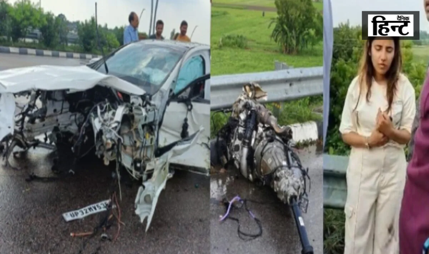 योगी सरकार में कैबिनेट मंत्री नंद गोपाल नंदी के बेटे और बहू के साथ हुआ भीषण सड़क हादसा