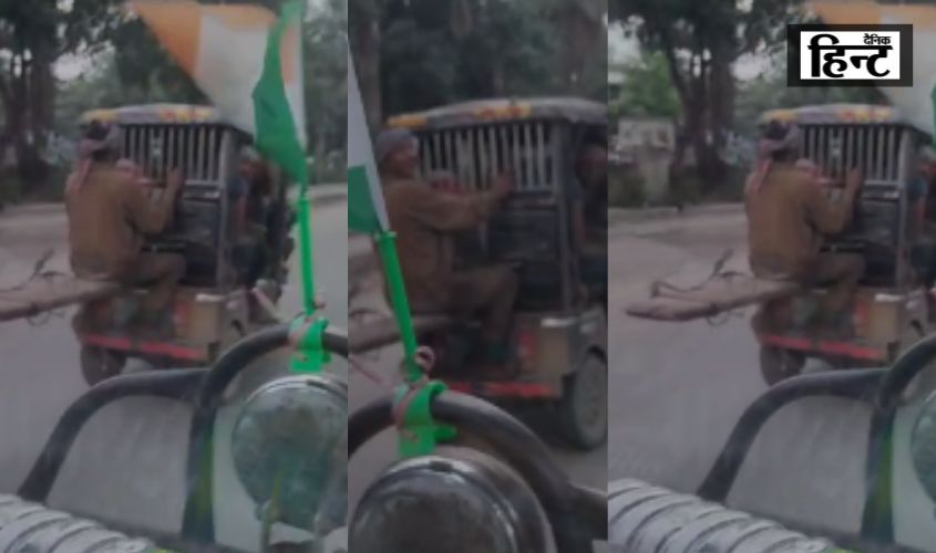 Viral Video : गाज़ियाबाद में ‘स्पाइडर-मैन’ का वायरल वीडियो, स्टंट करते रिक्शा चालक ने बटोरी सुर्खियां