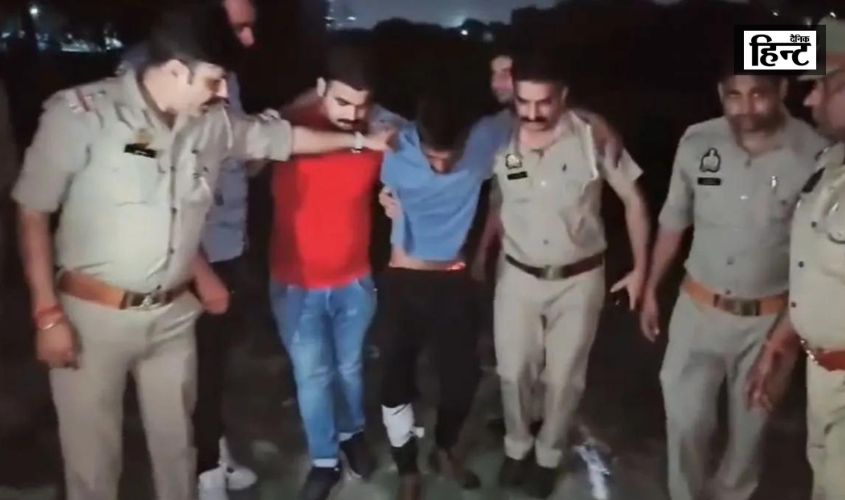 Noida News : DLF मॉल के पास पुलिस और बदमाशों के बीच मुठभेड़, एक गिरफ्तार, दूसरा फरार