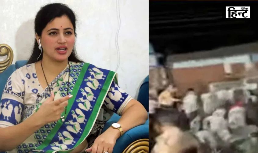 Maharashtra : नवनीत राणा की रैली में हुआ हंगामा, फेंकी गई कुर्सियां, पुलिस ने दर्ज किया मामला