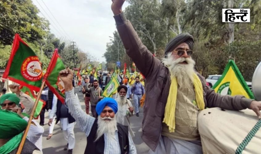 Farmers Protest : किसान अपनी मांगों के साथ दिल्ली कूच के लिए तैयार, शंभू बॉर्डर पर कड़ी सुरक्षा