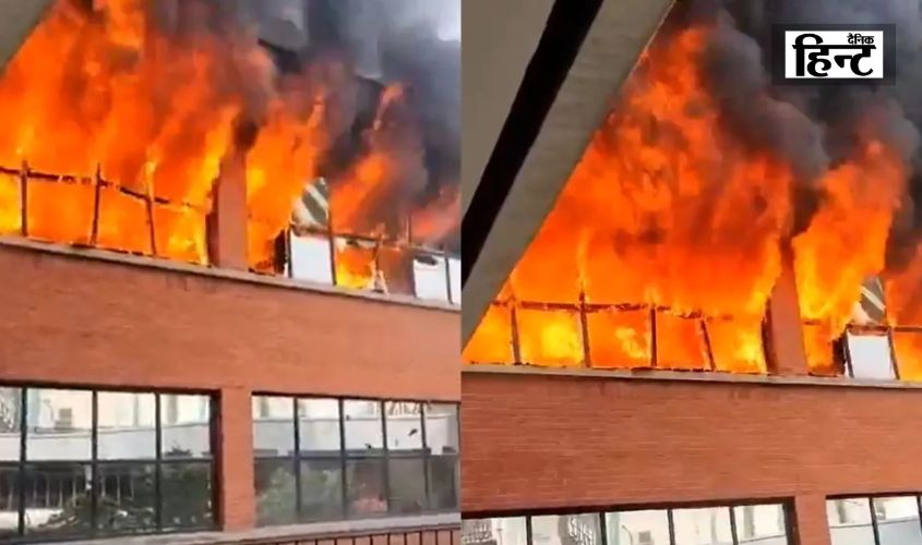 Delhi News: श्री गुरु गोबिंद सिंह कॉलेज ऑफ कॉमर्स की लाइब्रेरी में भीषण आग, कोई हताहत नहीं