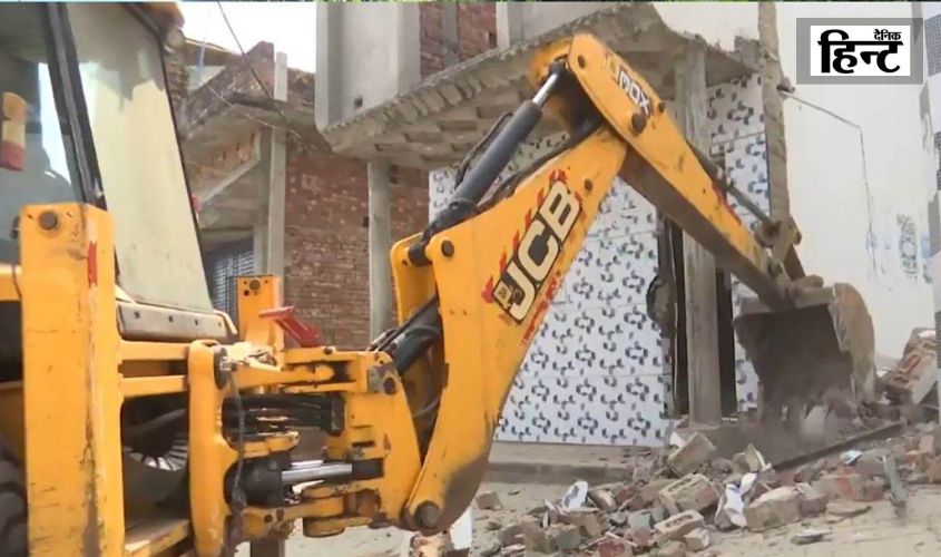 Sambhal Bulldozer Action