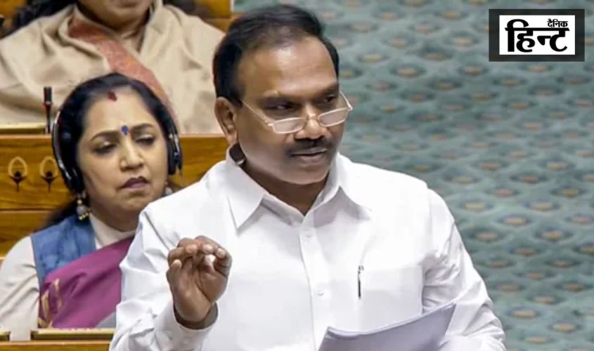 dmk mp a raja on vande mataram