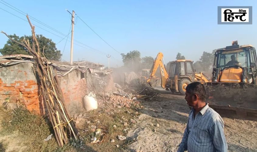 UP News: 46,000 square meters of government land in Dankaur freed from encroachment