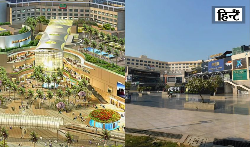 Noida News: Fire department conducts surprise inspection at Garden Galleria Mall