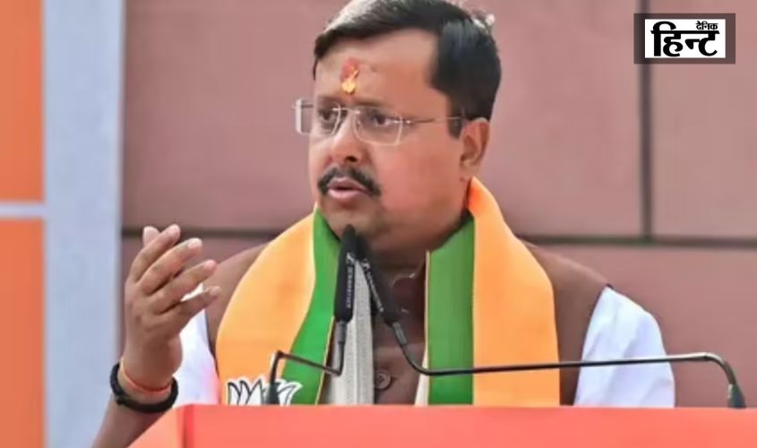 Mathura: Nitin reached Mathura for the first time after becoming the BJP National President.